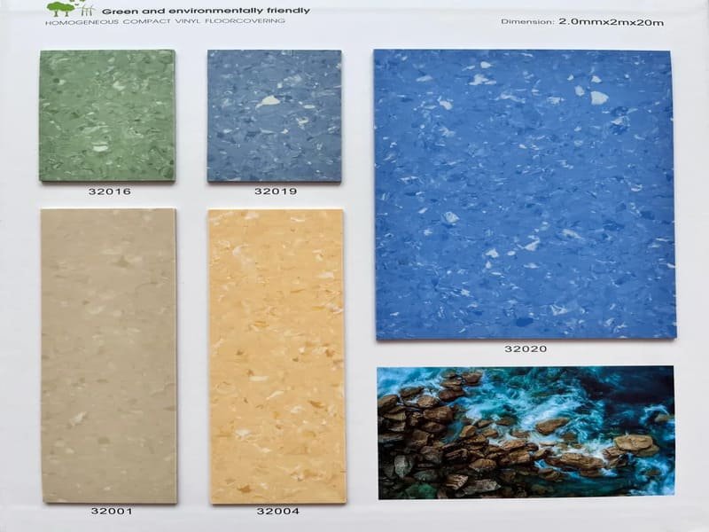 anti-slip vinyl flooring production inspection